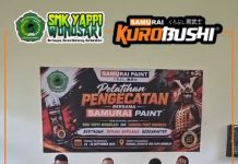 Asah Kompetensi Siswa, SMK YAPPI Wonosari Gandeng PT Samurai Paint Indonesia dalam Pelatihan Pengecatan